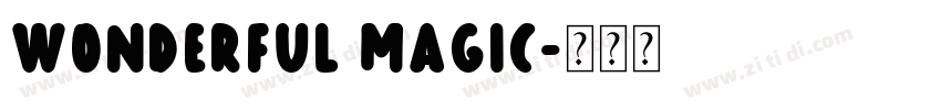 Wonderful Magic字体转换